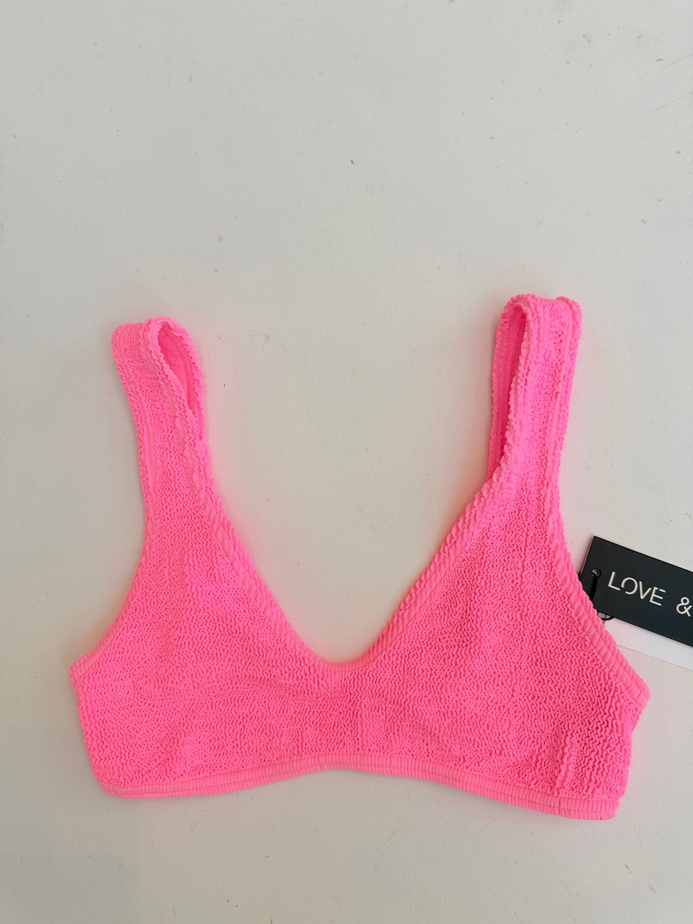 NWT Love & Diamonds pink bikini top - Picture 5 of 7